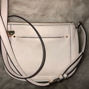 MK white crossbody bag